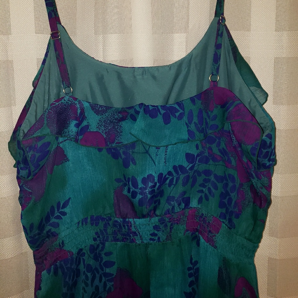 Express Lightweight Ruffled Strappy Dress NWOT - Picture 4 of 6